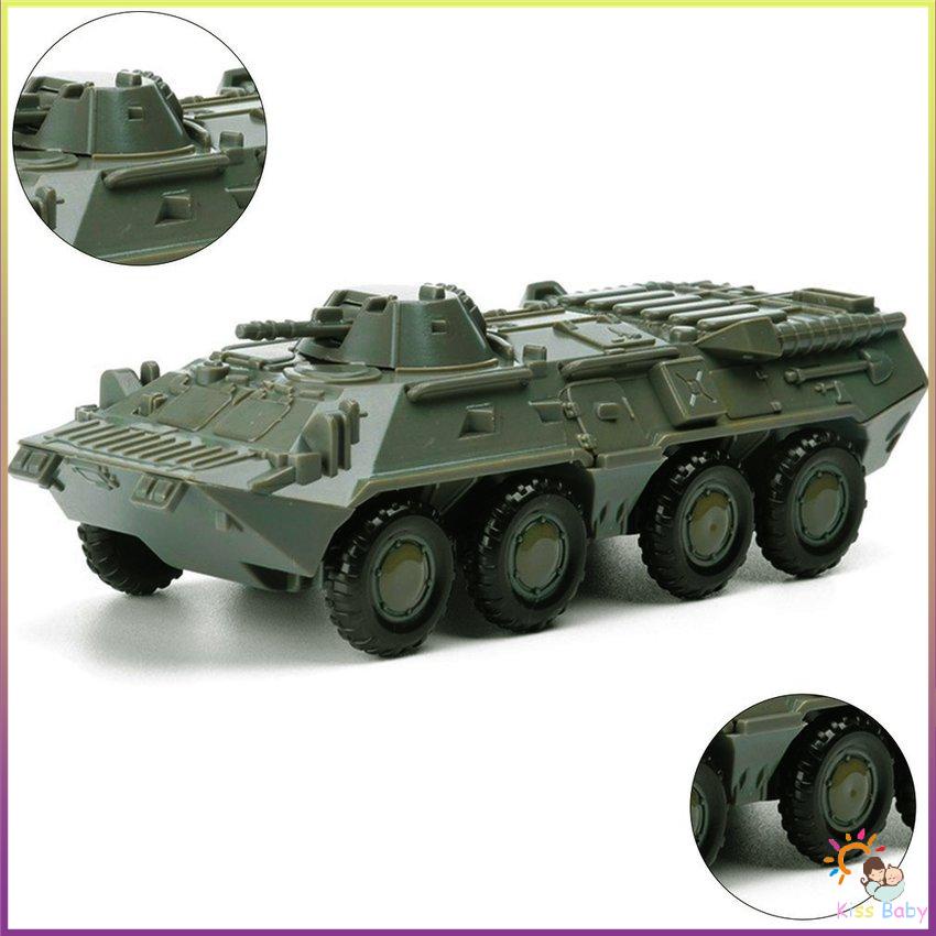Xe bọc thép bánh lốp BTR-80 Quà tặng mô hình lắp ráp 4D không keo 1:72 [5/30]