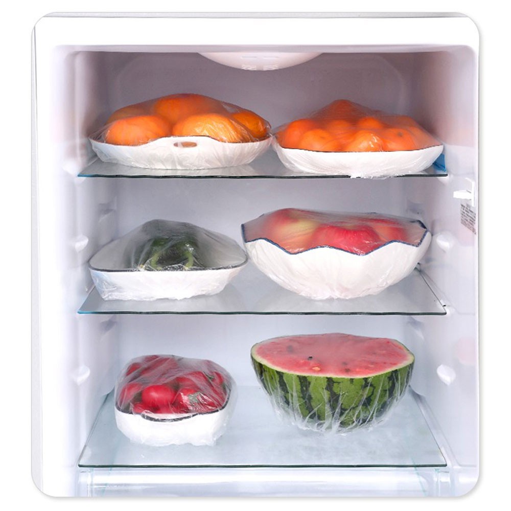 Set 100 Màng Bọc Thực Phẩm Có Túi Đựng Hình Gấu TOMSHOP K060