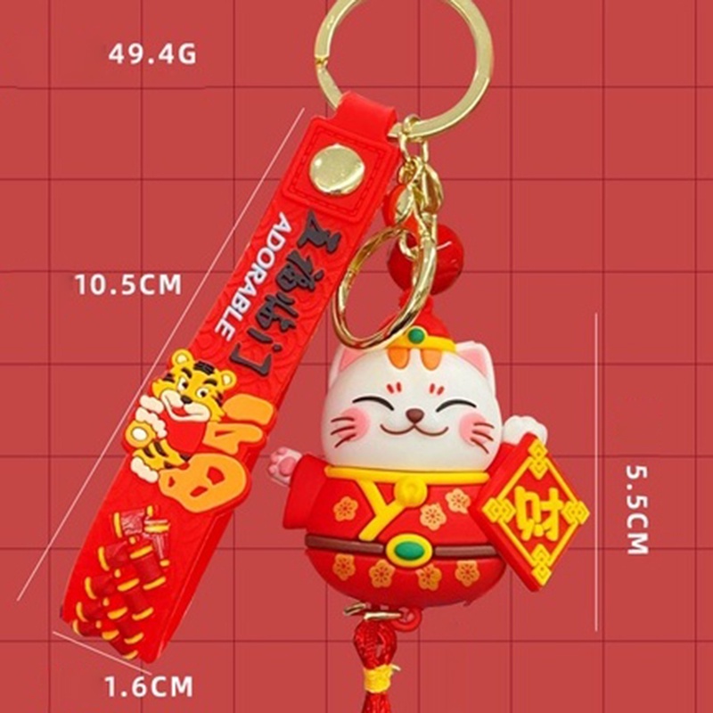 Móc Khóa Hình Mèo Nafu Xinh Xắn