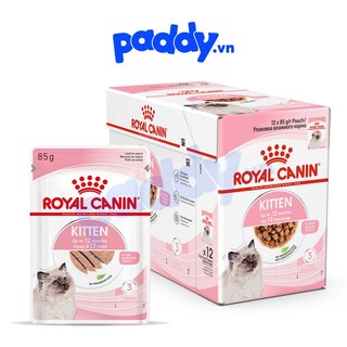 [Hộp 12 Gói] Pate Cho Mèo Con Royal Canin Kitten in Loaf 85g