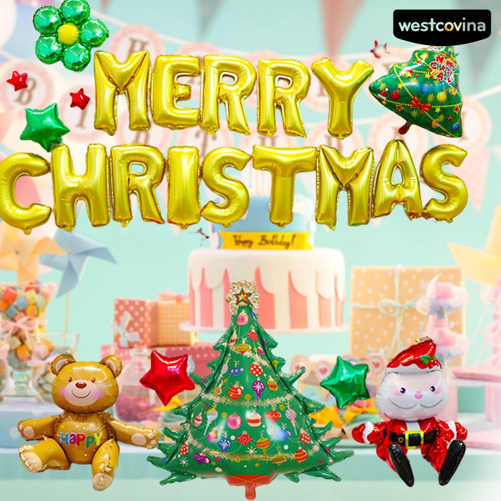 [Hot]☃1 Bộ Bong Bóng Hình Hoa Tuyết Chống Phai Màu Độ Co Giãn Cao Dễ Lắp Ráp