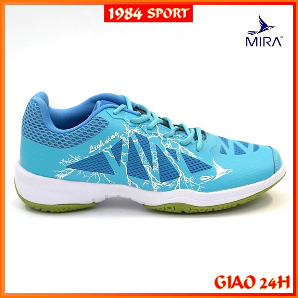 🔝 Giày Cầu Lông Mira Lightning, Giày Bóng Chuyền Nam Nữ, Hàng Cao Cấp Chính Hãng - Đế Kếp Cao Cấp
