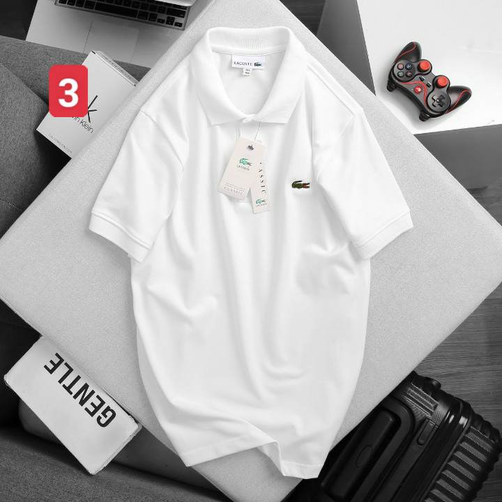 Áo thun polo Cá sấu đúng 100% cotton dư xịn- Không chứa nylon