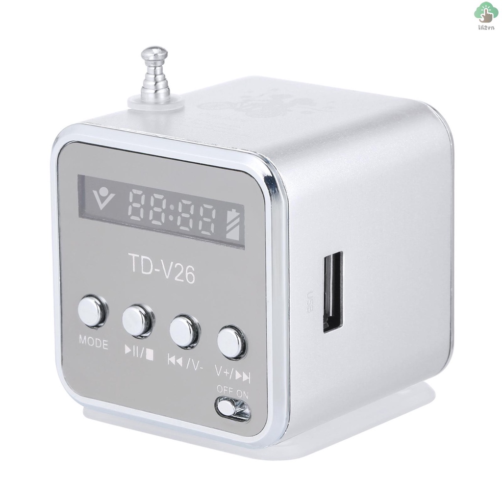 Loa Nghe Nhạc MP3 Có Dây 3.5mm Hỗ Trợ Thẻ TF / Laptop / Điện Thoại Di Động