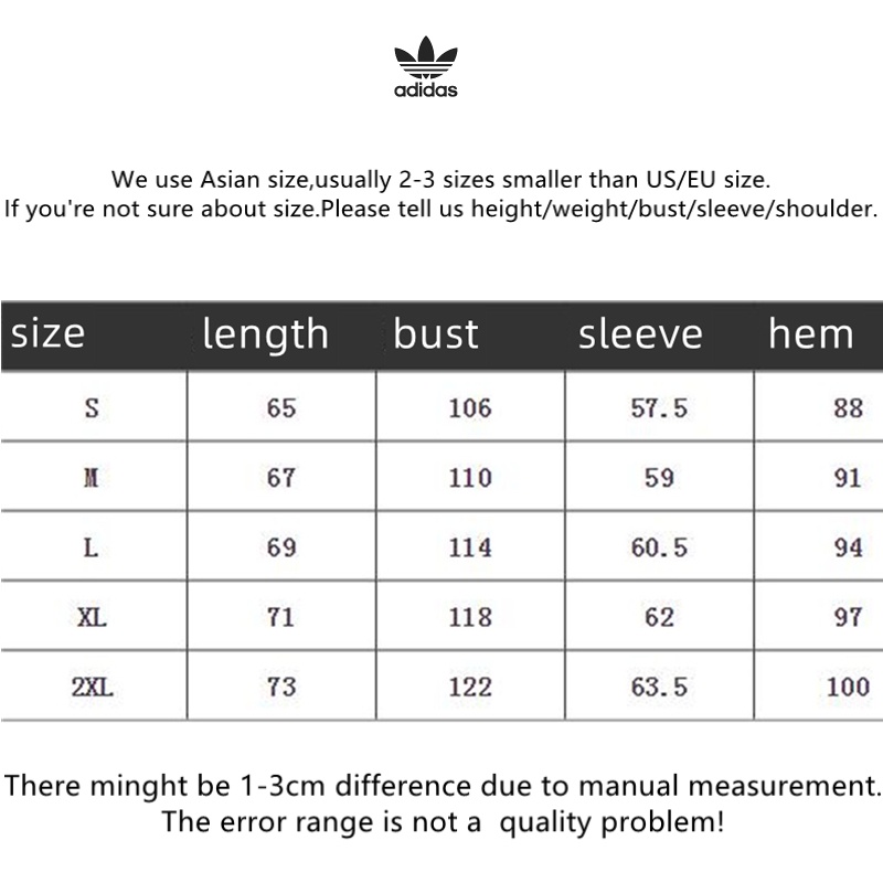 Áo Khoác Bóng Chày Chống Gió Thêu logo Adidas 100% Thời Trang Mùa Đông Cho Cặp Đôi