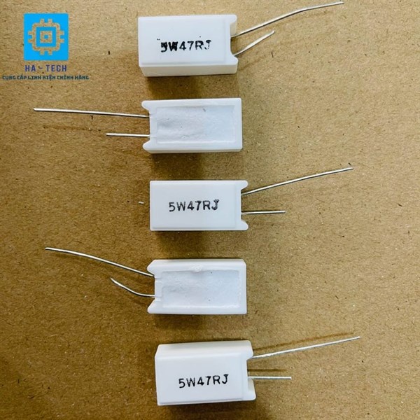 Trở Sứ 5W 47R Dáng đứng chính hãng
