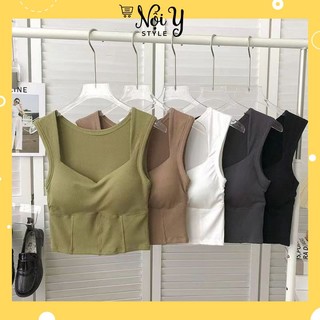 Áo bra nữ kiểu cổ u kèm đệm mút nâng ngực siêu xinh e9