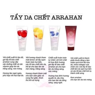 Gel tẩy tế bào chết arrahan 180ml - hàn quốc