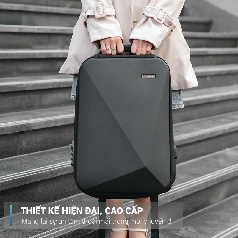 Balo laptop GUBAG chống trộm thông minh cao cấp nam nữ, công sở, chất liệu xịn, đẹp, đựng được nhiều đồ