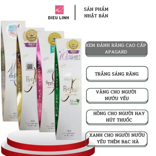 Kem đánh răng Apagard Nhật Bản kem đánh răng trắng sáng cao cấp