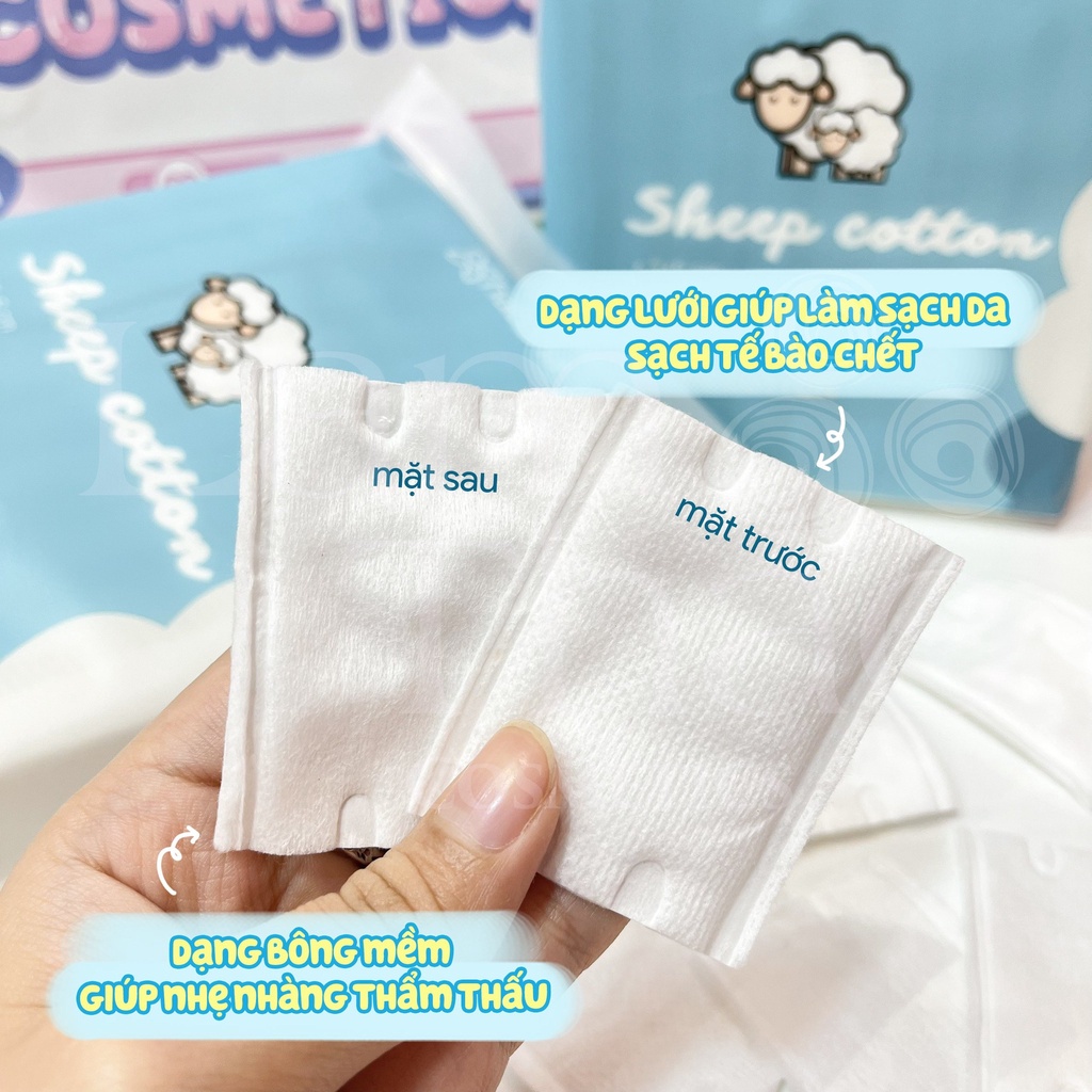 Bông Tẩy Trang Habaria Sheep Cotton 234 Miếng