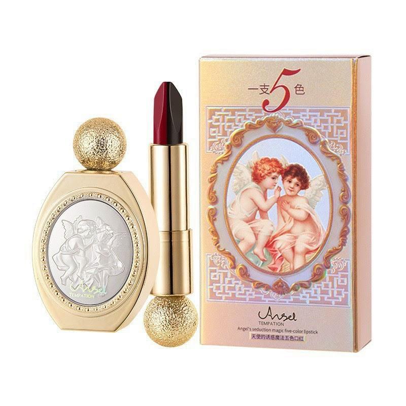 Son 5 màu Arsel + tặng kèm gương