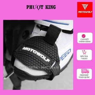 [CHÍNH HÃNG] Đệm Cao Su Bảo Vệ Mũi Giày Motowolf - PHƯỢT KING - Đệm bọc mũi giầy gạt cần số - Đệm bọc cần số