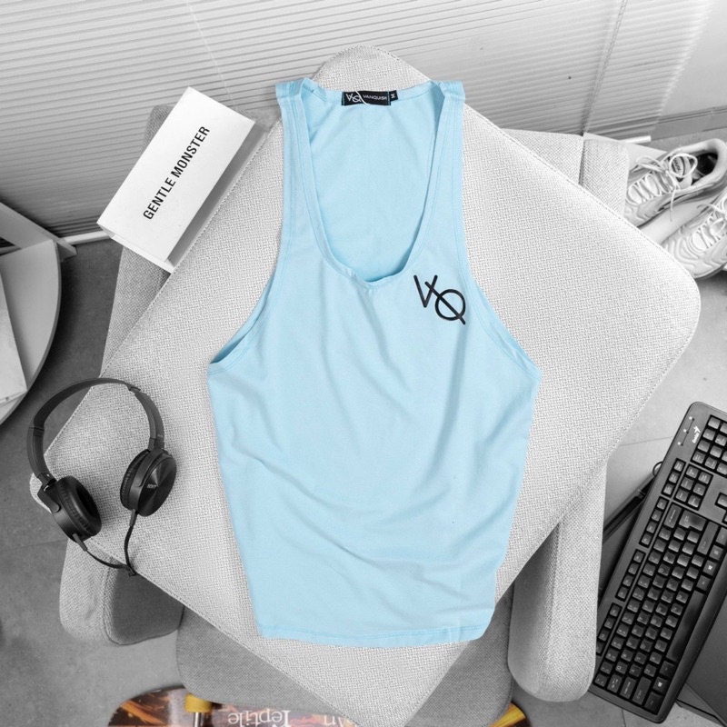 Áo Ba Lỗ Nam Tập Gym VQ Thun Cotton