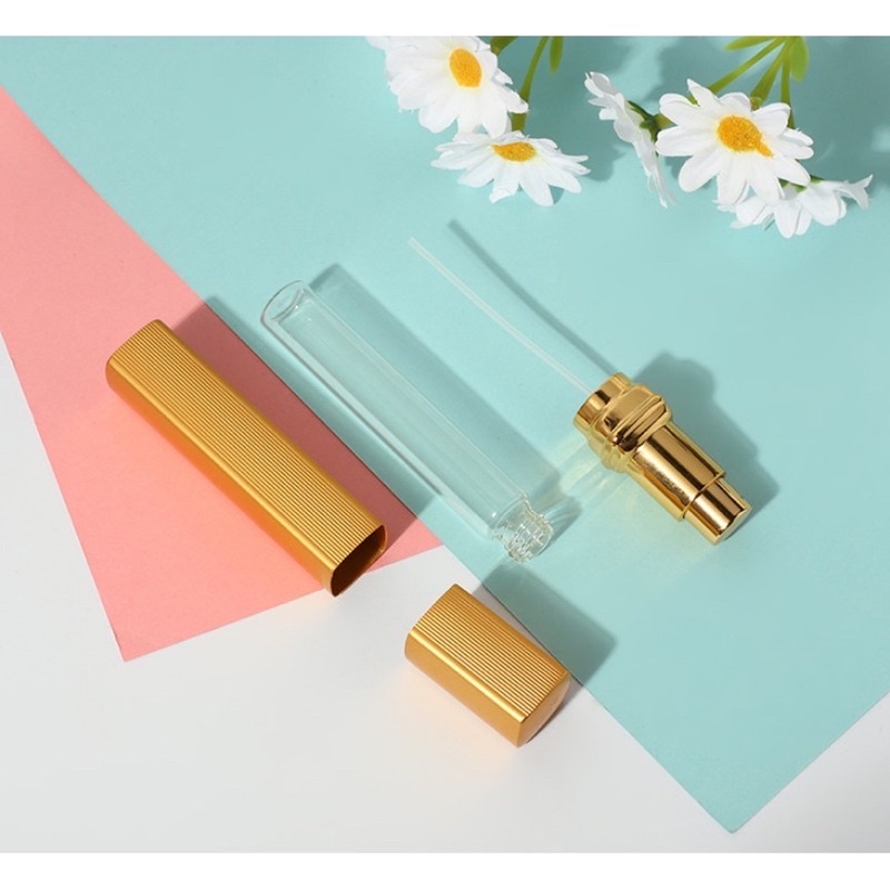 Lọ chiết nước hoa mini 12ml 2 lớp vỏ nhôm lõi thuỷ tinh dạng xịt cao cấp dụng cụ chiết nước hoa MAR ORIGINALS