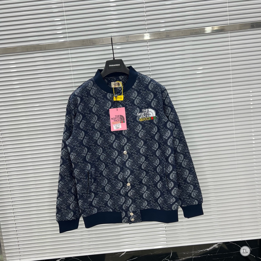 🔥Hot🔥Áo khoác bomber Gucci x The North Face thiết kế hot trend Nam nữ New 2022