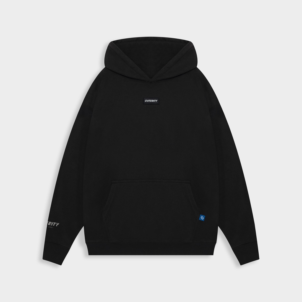 Áo Hoodie Signature Nỉ Chân Cua / Đen - ORP201