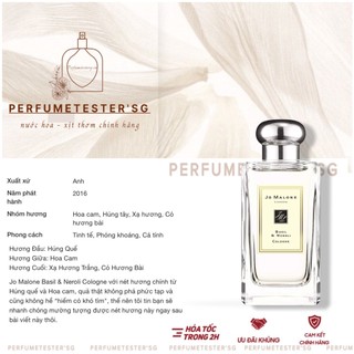Nước hoa jo malone basil & neroli -𝒑𝒆𝒓𝒇𝒖𝒎𝒆𝒕𝒆𝒔𝒕𝒆𝒓