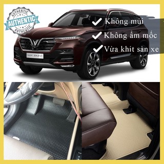 Thảm lót sàn Kata cho Vinfast Lux Sa (3 hàng + cốp + ốp lưng