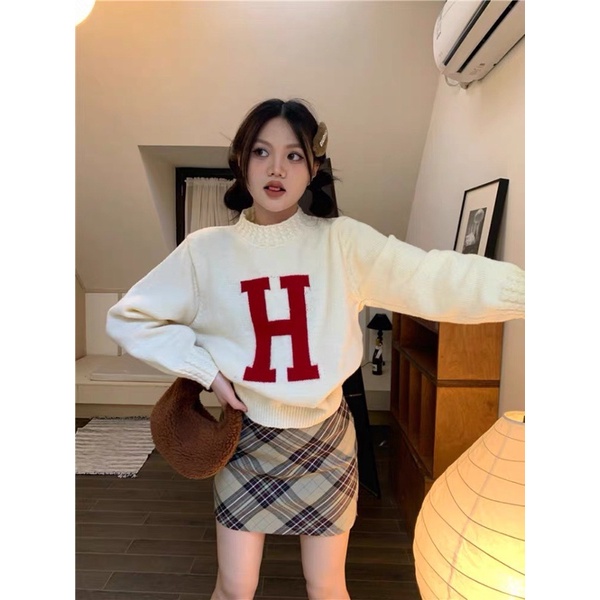 ➖ ÁO LEN CHỮ H OVERSIZE ➖