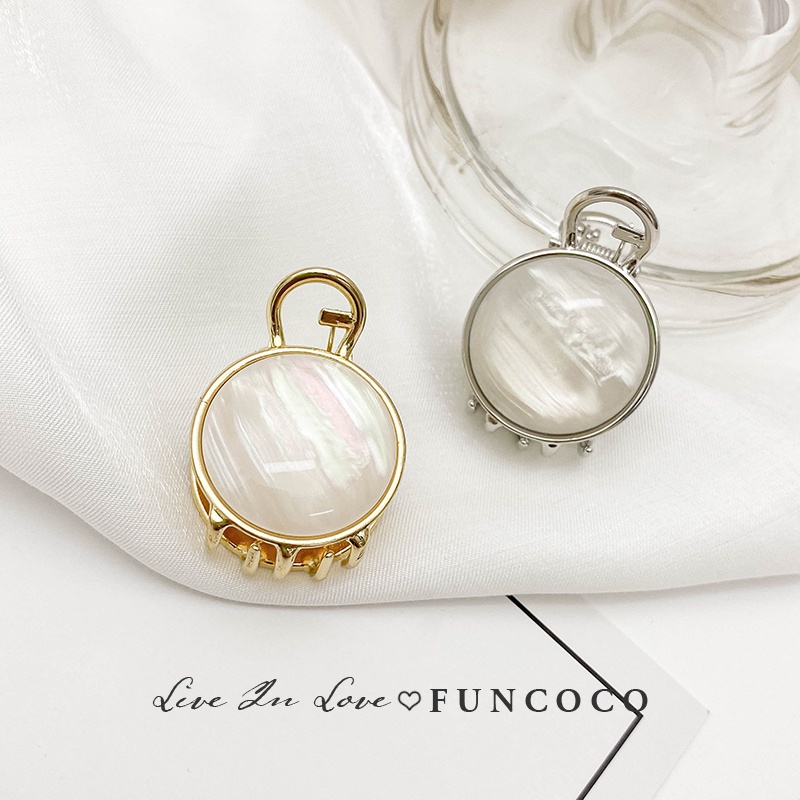 Kẹp Tóc Hình Tròn Lấp Lánh Thời Trang Cho Nữ