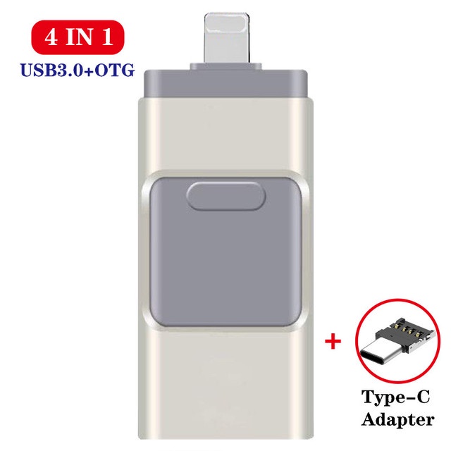 Usb Ổ Đĩa Flash 128GB Cho iPhone 6 6S 6Plus 7 7S 7P 8 8Plus XS iPad