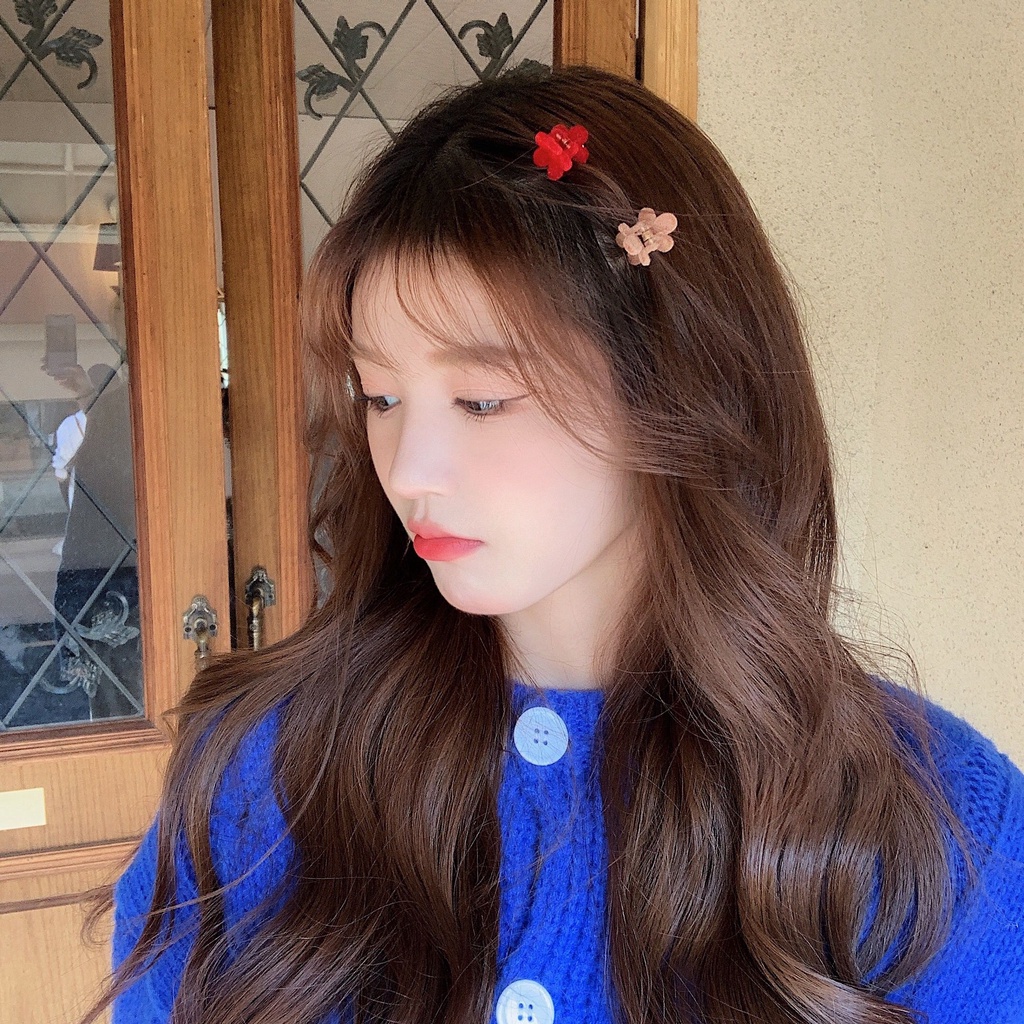 )6pcs) Kẹp Tóc Lông Nhung Thời Trang Mới Cho Nữ