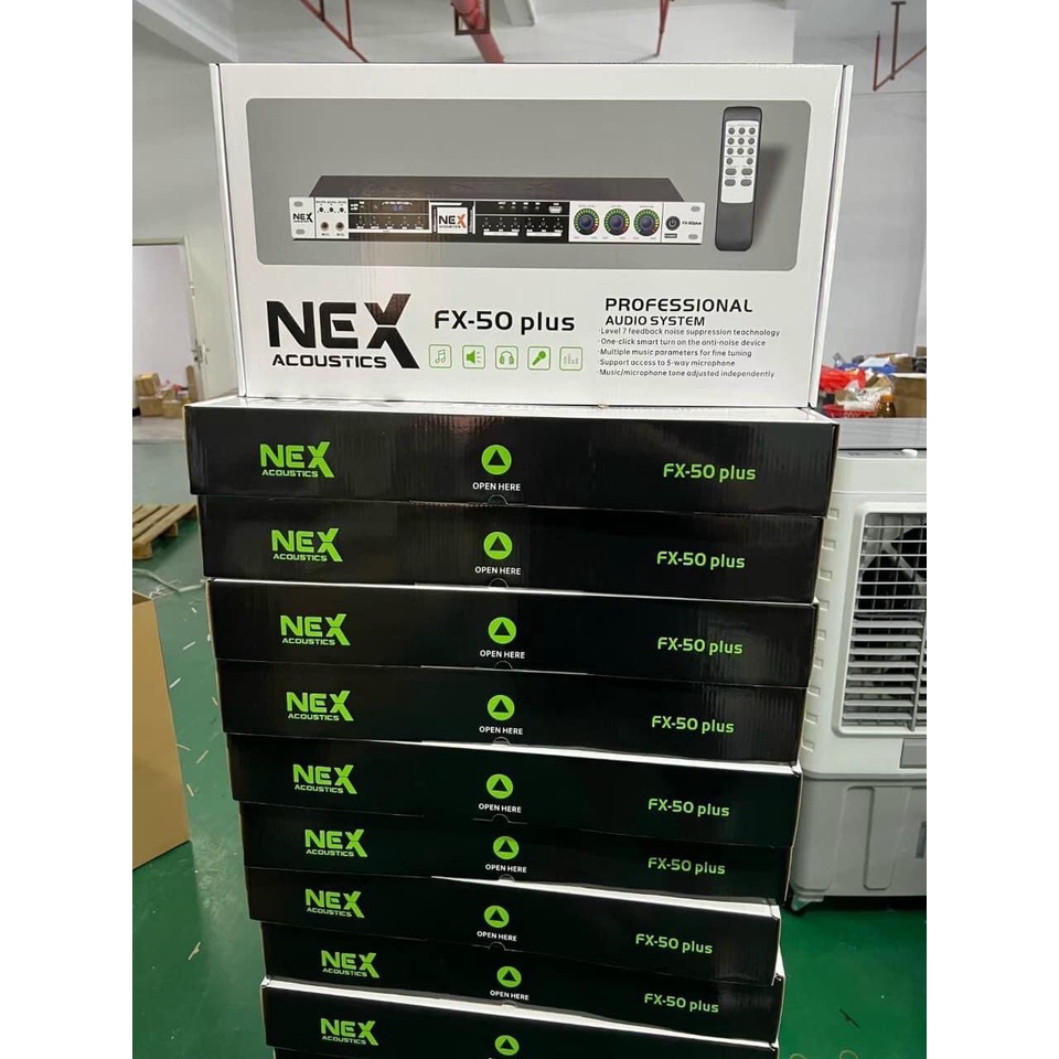 Vang FX50 Plus 2022 Có Reverb Kèm Dây Canon Có Chống Hú,Vang Nhại Mượt Mà.Có BLUETOOTH,Quang + tặng 2 dây