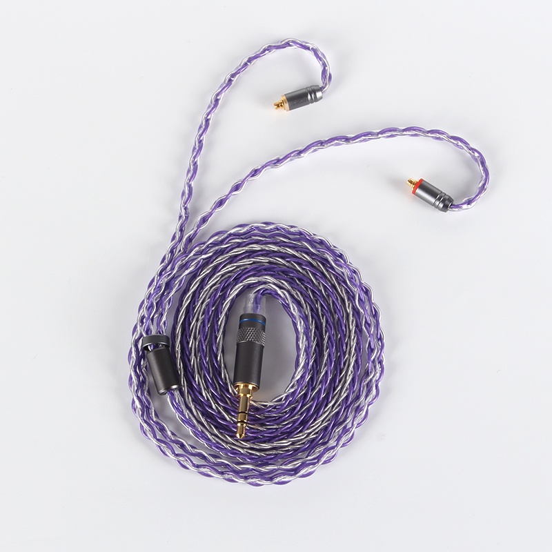 Xinhs 8 Dây Chuyền Mạ Bạc Đính Pha Lê Tím