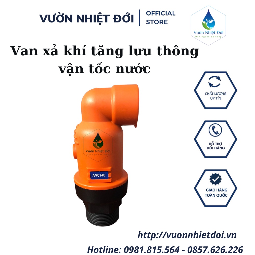 Van xả khí tăng lưu thông vận tốc nước đi nhanh hơn D34-42-49-60mm - BH 12 Tháng (ĐỘC MÔ TẢ NHÉ)