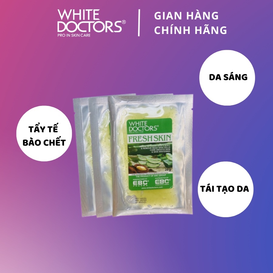 Tẩy tế bào chết body White Doctors Fresh Skin sáng da 125g