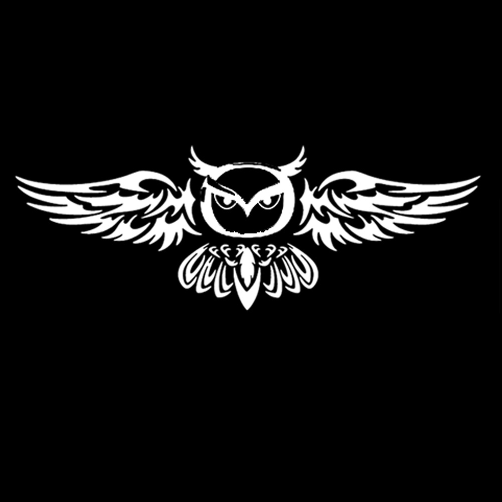 Miếng Dán Trang Trí Cửa Xe Hơi Hình Cú Mèo Chống Thấm Nước S095