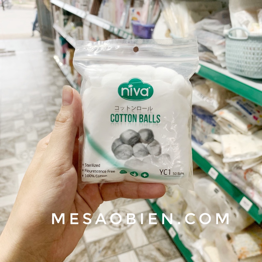 Bông gòn viên nhét tai cho mẹ sau sinh
