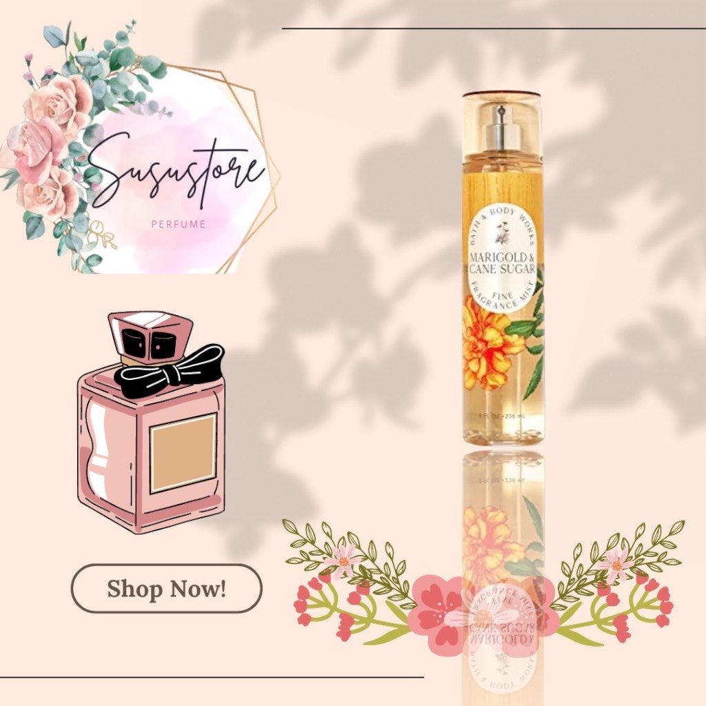 Xịt thơm toàn thân Bath & Body Works Marigold & Cane Sugar