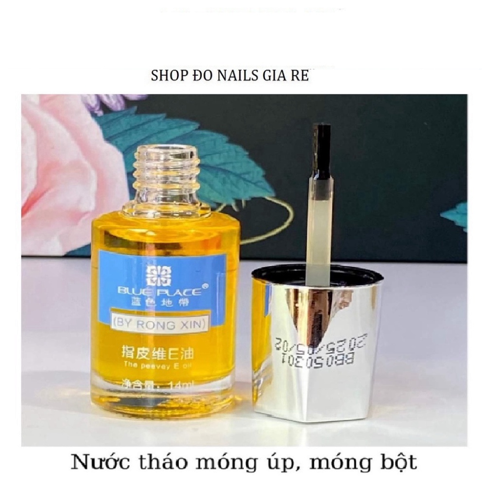 Dầu tháo móng , Nước tháo móng úp , móng bột Blue Place