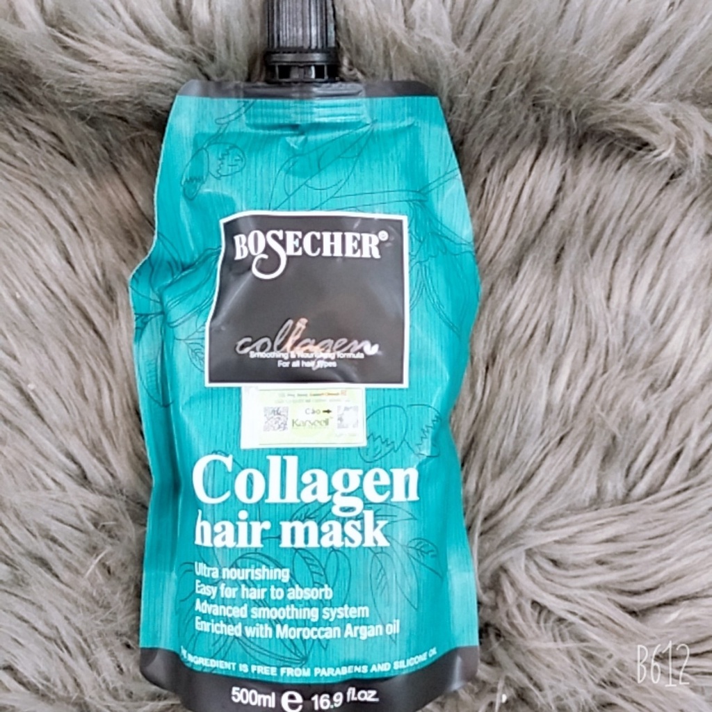 Combo gôi xả hấp phục hồi tóc đã qua xử lý hóa chất Bosecher