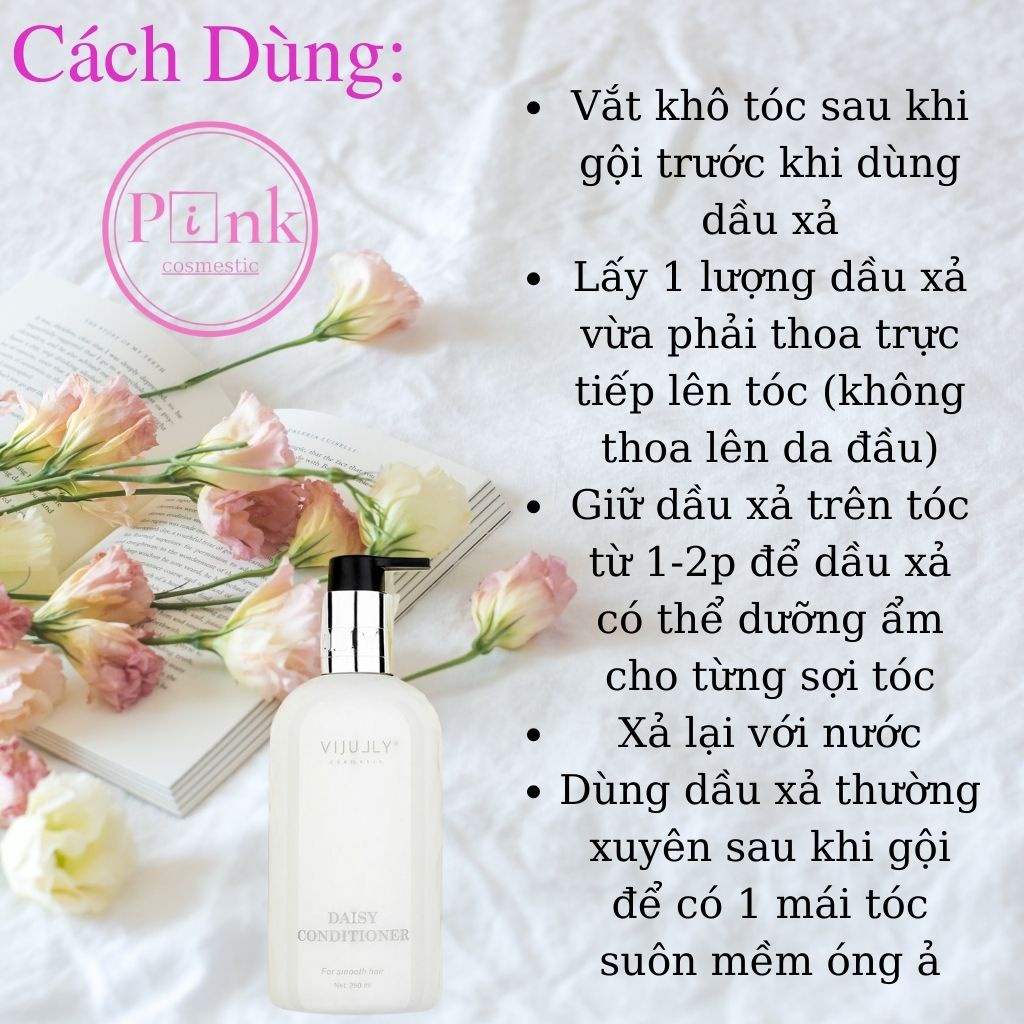 Combo Dầu Gội - Dầu Xả - Xịt Bưởi VIJULY Mới