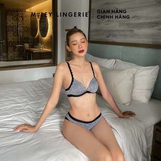 Bộ Đồ Lót Không Gọng Chất Liệu Sớ Gỗ Mysterious Black MILEY LINGERIE FWS20_BRW05