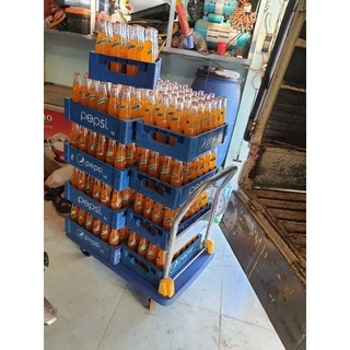 Xe đẩy hàng gấp gọn 4 bánh