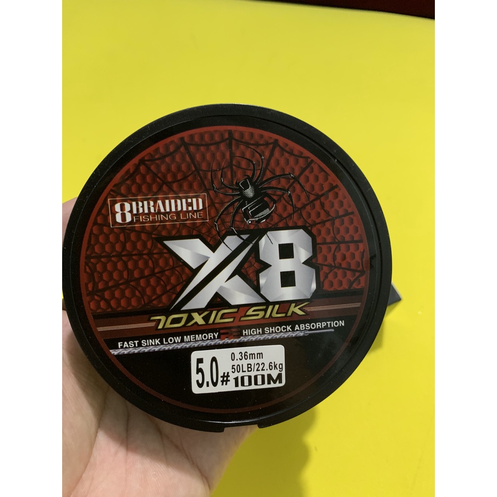 Dây dù PE câu cá câu cá siêu bền 8 sợi