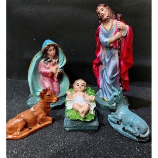 🌟noel 2022🌟 bộ tượng chúa giáng sinh 15cm
