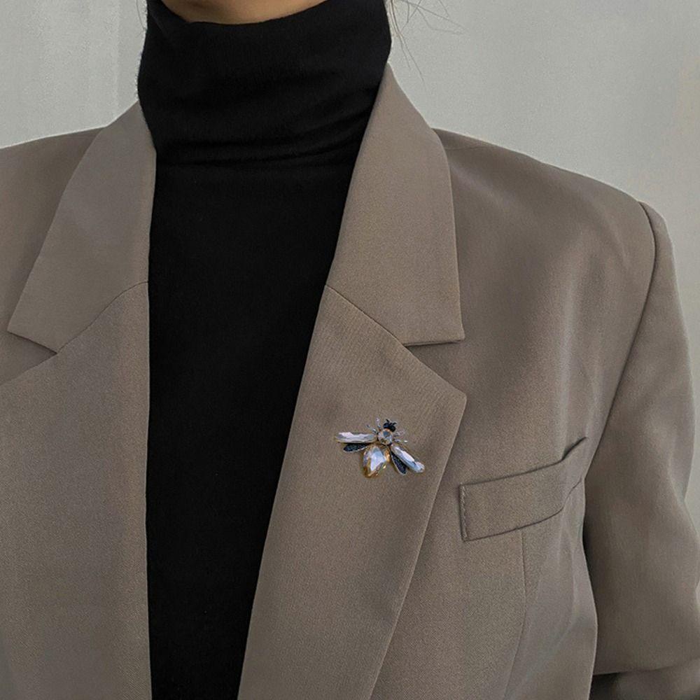 Ghim Cài Áo Hình Chú Ong Phong Cách Cổ Điển Dễ Thương Dành Cho Nữ|Phụ Kiện Quần Áo Chất Lượng Cao