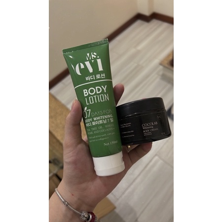 Combo Kem body MsEvi + Kem body cốt ủ đêm Alpha Arbutin