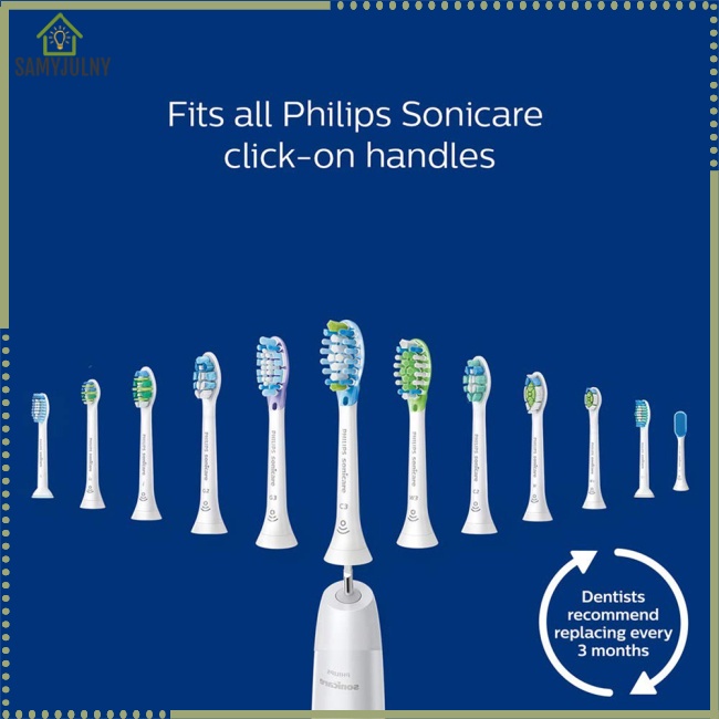 Set 4 Đầu Cọ Thay Thế Cho Máy Hút Bụi Philips Sonicare C2 Hx9023 / 65 C1
