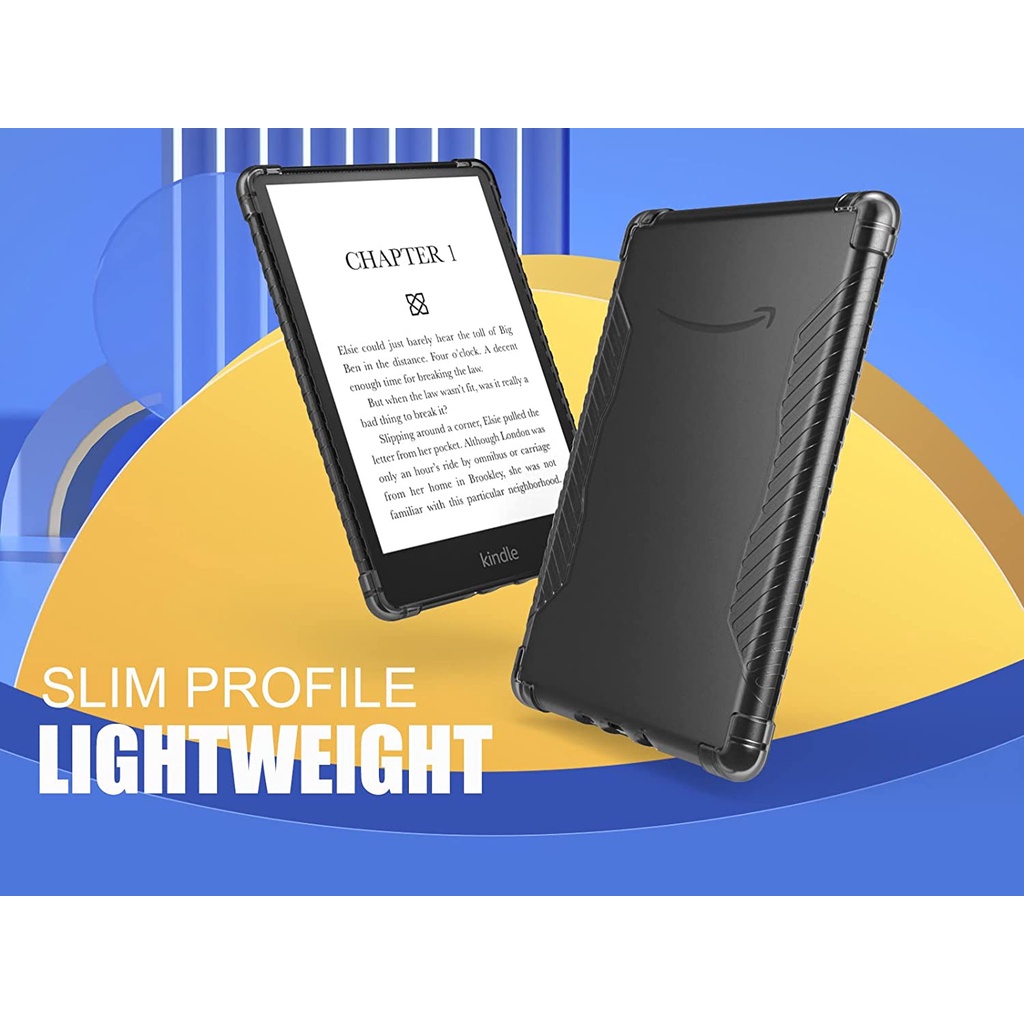 Moko ultra clear soft linh hoạt Ốp điện thoại tpu bumper trong suốt cho kindle paperwhite 11th gen 2021 và signature edition