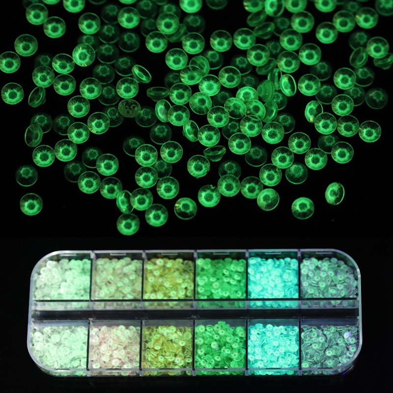 Set Hạt Nhựa Phát Quang Đính Móng Nghệ Thuật