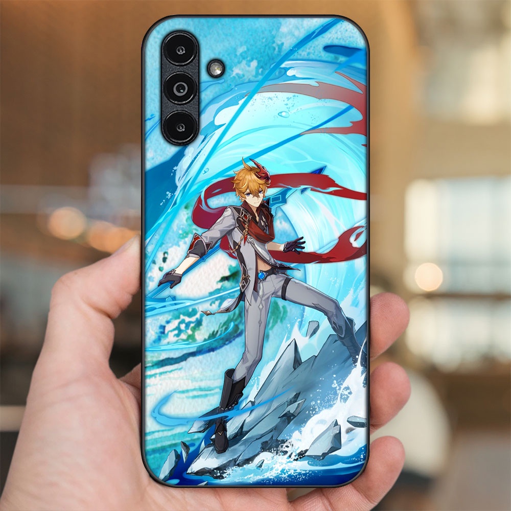 Ốp lưng Samsung A04s viền đen in hình Tartaglia Childe Genshin Impact