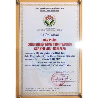 Trà Sả ( trà túi lọc) [Hai Lúa - Phú Qưới] hộp 30 gói