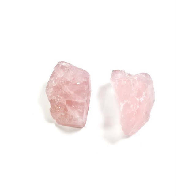 Rose quartz Madagascar thô tự nhiên có 2 màu sắc lựa chọn reiki healing, bói bài Tarot, hỗ trợ thu hút tính duyên