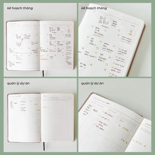 Sổ PLANNER CRABIT 2023 - Combo 2 Sổ Monthly Planner A5 và Weekly Planner A6